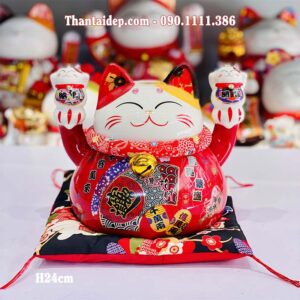 Mèo tiết kiệm - Tài Lộc Như Ý 24cm